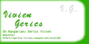 vivien gerics business card